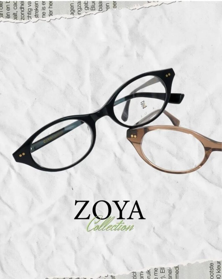 ZOYA — Ovale fine, noir ou écaille